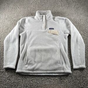 Patagonia Sweater Jacket Womens Medium‎ Fleece Snap Henley Pullover Polartec